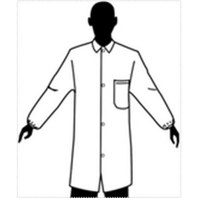 Tian's 845880 Polypropylene Lab Coats with One Pocket